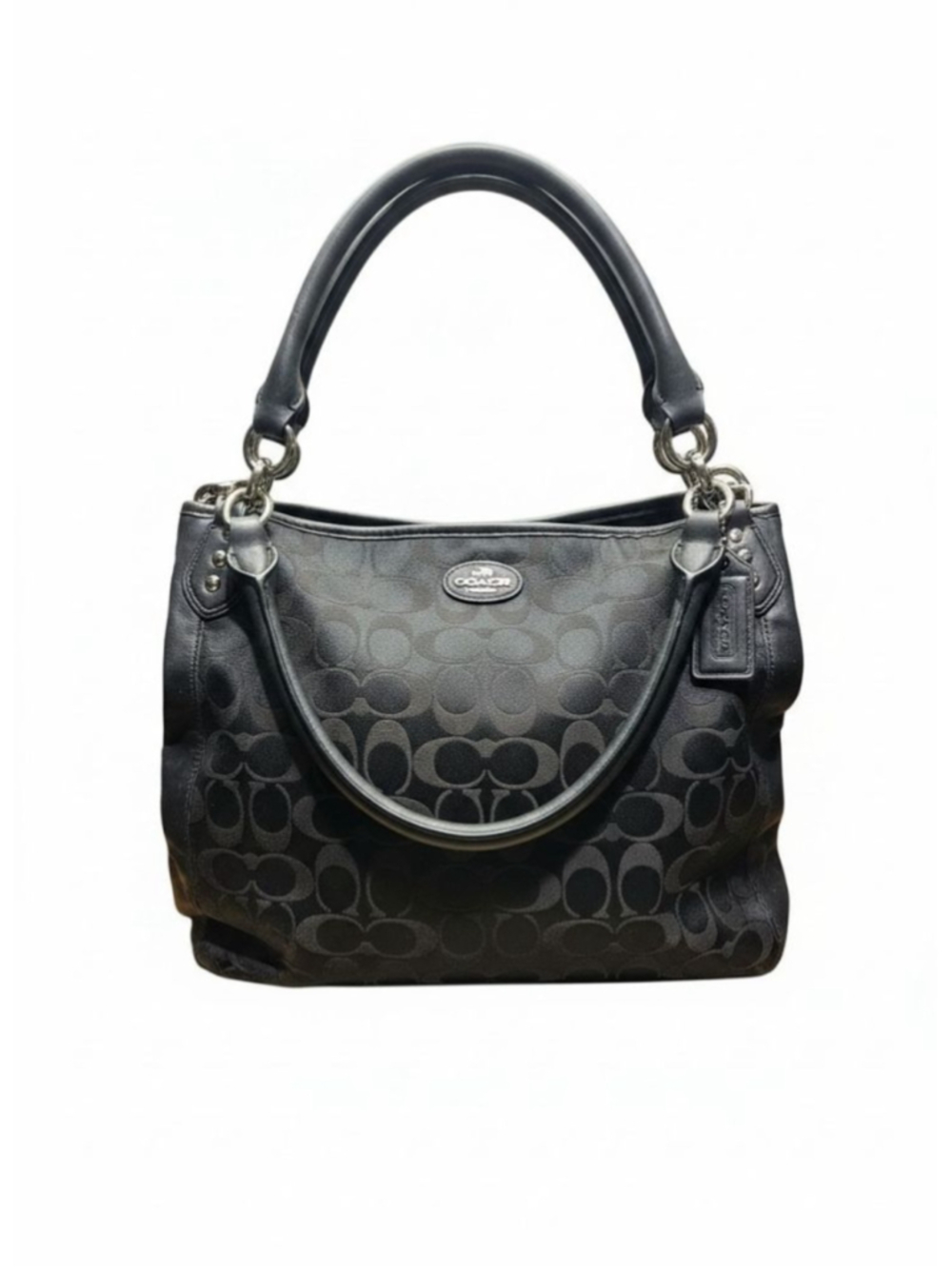 Michael Kors Black Monogram Shoulder Bag One Size